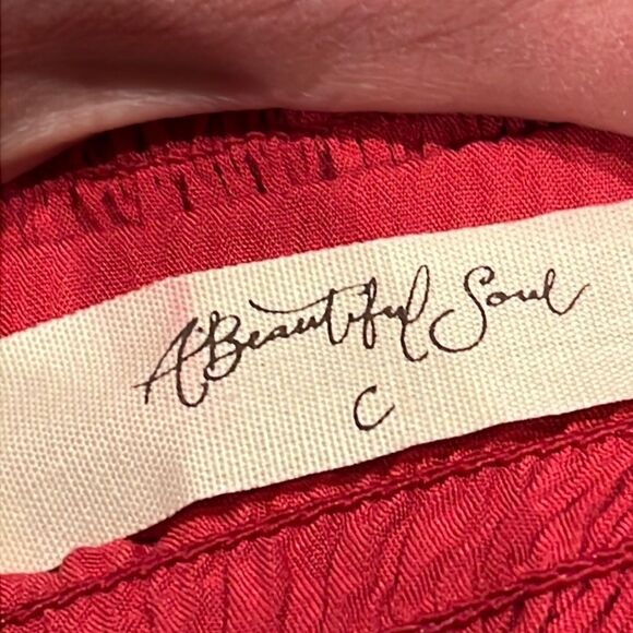 A beautiful Soul by Altar’d State Mina Ladies Plus Size Smocked Peasant Blouse - Picture 7 of 7